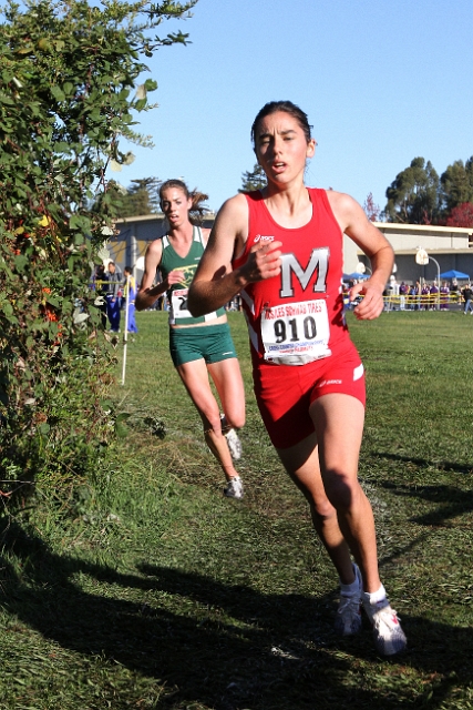 NCS XC D2 Girls-039.JPG - 2009 North Coast Section Cross Country Championships, Hayward High School, Hayward, California